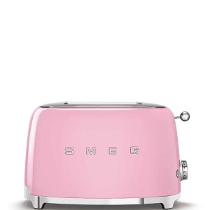 50’s Retro Style Aesthetic 2 Slice Toaster Pink  |  Toasters Kitchen Appliances Pink