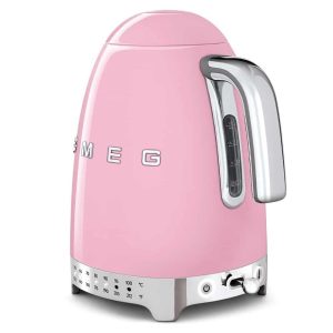 50’s Retro Style Aesthetic Variable Temperature Kettle Pink – N/A  |  Tea Kettle Coffee & Tea Pink