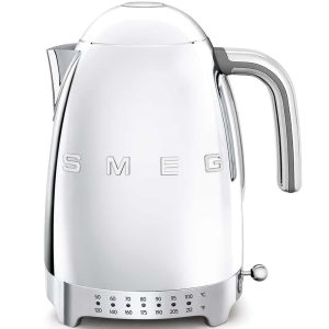 50’s Retro Style Aesthetic Variable Temperature Kettle Silver – N/A  |  Tea Kettle Coffee & Tea Silver