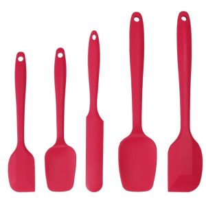 5pcs Silicone Spatula Set Heat Resistant Non Stick Spatula  |  Kitchen Tools Kitchen Tools Blue, Green, Orange, Red