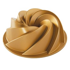 6 Cup Heritage Bundt Pan – Gold  |  Bakeware Bakeware Bakeware