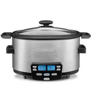 6 Qt.Cook Central Multicooker  |  Slow Cookers Kitchen Appliances Silver