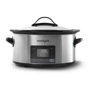 6-Quart Slow Cooker with MyTime Technology  |  Slow Cookers Kitchen Appliances Silver