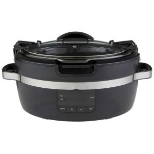 6 Quart Thermoshield Digital Slow Cooker  |  Slow Cookers Kitchen Appliances Black