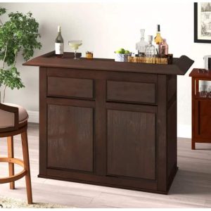 60 Inch Wood Dry Bar  |  Home Bars Home Bars Black, Brown, Grey, Natural, Red, White