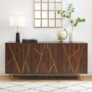 63” W Sideboard/Buffet  |  Buffets and Sideboards Buffets & Sideboards Black, Brown, White