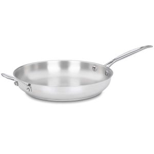 722-30H Chef’s Classic Stainless 12-Inch Open Skillet with Helper Handle  |  Pots and Pans Pots & Pans Pots & Pans