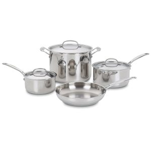 77-7 Chef’s Classic Stainless 7-Piece Cookware Set  |  Cookware Sets Cookware Sets Cookware Sets