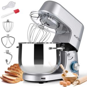 8.5 QT Handle Stand Mixer, 6 Speed with Pulse Electric Kitchen Mixer, 660W Tilt-Head Food Mixer w/Dough Hook, Flat Beater, Whisk  |  Mixers Kitchen Appliances Mixers