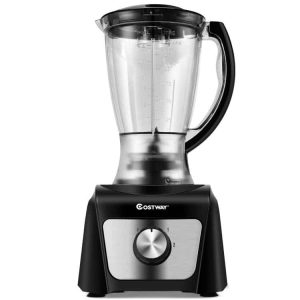 8 Cup Food Processor 500W Variable Speed Blender Chopper with 3 Blades – 10″ x 9″ x 16″ (L x W x H)  |  Food Processors Food Processors Black