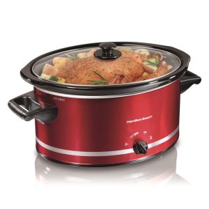 8-quart Red Oval Slow Cooker  |  Slow Cookers Kitchen Appliances Red