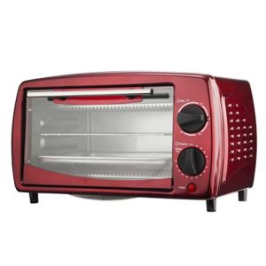 9-Liter (4 Slice) Toaster Oven Broiler (Red) – N/A  |  Toaster Ovens Kitchen Appliances Red