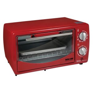 9 Liter Toaster Oven Broiler  |  Toaster Ovens Kitchen Appliances Black, Red, White