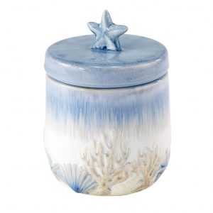 Abstract Coastal Jar – Multicolor  |  Kitchen Canisters Kitchen Canisters Kitchen Canisters