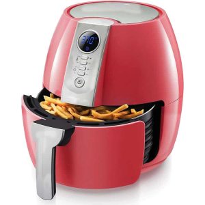 Air Fryer, 4.2 Quart (4 Liter) Electric Hot Air Fryers Oven,(Red)  |  Air Fryers Air Fryers Air Fryers