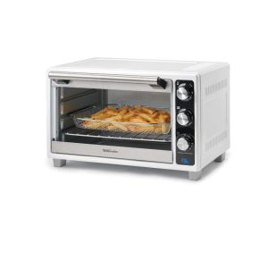 Air Fryer Convection Toaster Oven, Multifunction 6-Slice Toaster and Air Fryer Oven, White  |  Toaster Ovens Kitchen Appliances Toaster Ovens