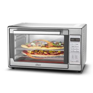 Air Fryer Oven, 10-in-1 Countertop Toaster Oven Air Fryer Combo, 10.5″ x 13″ Fits 2 Large Pizzas, Stainless Steel,Silver  |  Air Fryers Air Fryers Air Fryers