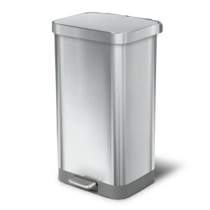 All Stainless Steel Step-on Kitchen Trash Can  |  Kitchen Trash Cans Kitchen Storage Kitchen Trash Cans