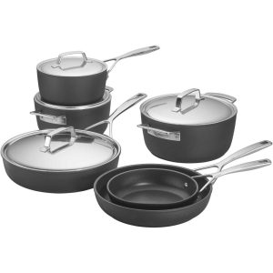 AluPro 10-pc Aluminum Nonstick Cookware Set – Black  |  Cookware Sets Cookware Sets Cookware Sets