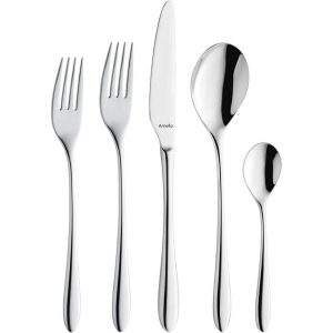 Amefa Cuba 20 Piece 18/10 Stainless Steel Flatware Set  |  Flatware Dinnerware Flatware