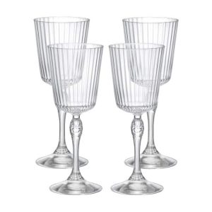 America ’20s Cocktail Glass Set of 4 – 8.5 oz.  |  Wine Glasses Dinnerware Clear