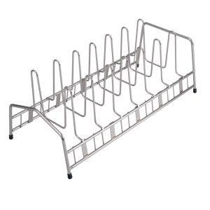 Aristo Lid Organizer in Satin  |  Pot Racks Kitchen Storage Pot Racks