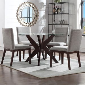 Aster Modern 5-piece Dining Set  |  Kitchen and Dining Sets Kitchen & Dining Sets Beige