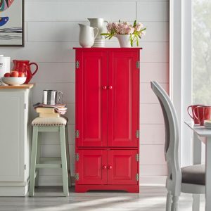 Aston Tall Cabinet  |  Pantry Cabinets Kitchen Furniture Black, Blue, Green, Grey, Red, White, Yellow