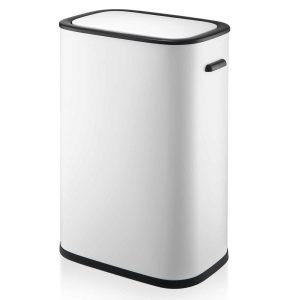 Automatic Trash Can with Lid,13 Gallon Smart Trash Can, 50L Motion Sensor Trash Can  |  Kitchen Trash Cans Kitchen Storage Grey, White