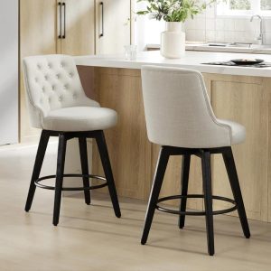 Avery Swivel Counter Height Barstool Set of 2  |  Counter and Bar Stools Counter & Bar Stools Beige, Blue, Brown, Grey, White