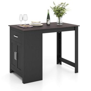 Bar Table 35.5” Counter Height Dining Table with Storage – See Details  |  Bar Tables Bar Tables Bar Tables