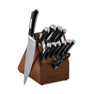 Better Tier Precision 13-Piece Knife Set – 14L x 10.3L x 6.5W Inches  |  Cutlery Cutlery Brown