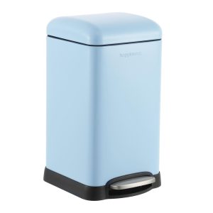 Betty Retro Mini 3.2-Gallon Step-Open Trash Can  |  Kitchen Trash Cans Kitchen Storage Black, Blue, Green, Orange, Pink, Silver, Tan, White