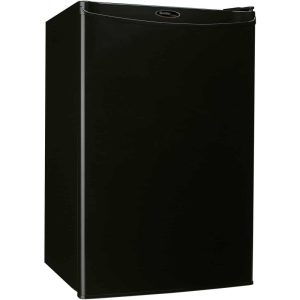 Black 4.4-cubic-foot Designer Energy Star Counter-high Refrigerator  |  Major Appliances Kitchen Appliances Black