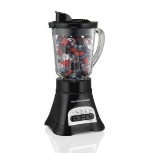 Black Wave Crusher Multi-Function Blender 40 oz Glass Jar  |  Mixers Kitchen Appliances Black