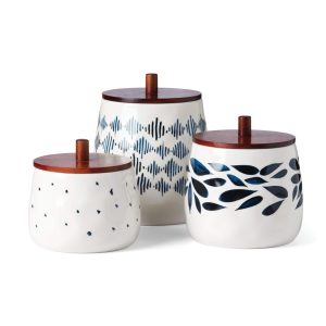 Blue Bay 3-Piece Canister Set Multi  |  Kitchen Canisters Kitchen Canisters Kitchen Canisters