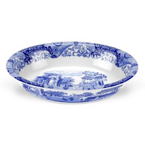 Blue Italian Oval Rim Dish  |  Bakeware Bakeware Bakeware