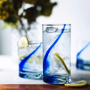 Blue Ribbon Impressions 16-Piece Tumbler and Rocks Glass Set  |  Drinking Glasses Dinnerware Clear