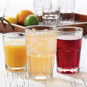 Boston 18-Piece Tumbler, Rocks and Juice Glass Set  |  Drinking Glasses Dinnerware Clear