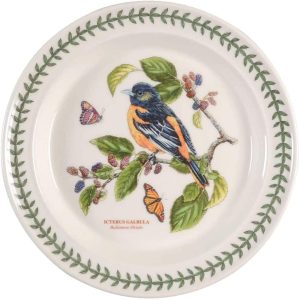 Botanic Garden Birds Dinner Plate  |  Plates Dinnerware Multi