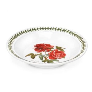 Botanic Roses Soup Bowl with Rim – 8.5 Inch  |  Bowls Bowls Bowls