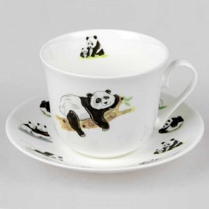 Breakfast Cups & Saucers – Panda (Set of 2)  |  Cups Cups Cups