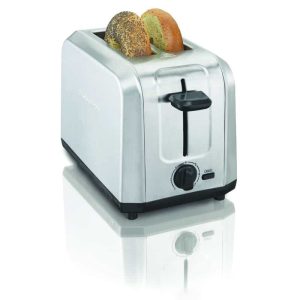 Brushed Stainless Steel 2 Slice Toaster  |  Toasters Kitchen Appliances Toasters