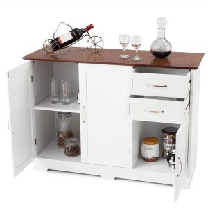 Buffet Storage Cabinet Console Table Kitchen Sideboardd Home – See Details  |  Pantry Cabinets Kitchen Furniture Pantry Cabinets