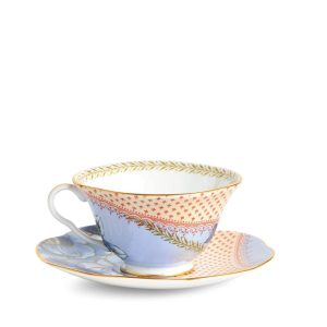 Butterfly Bloom Teacup & Saucer Blue, Set of 2  |  Cups Cups Cups