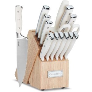 C77CTR-15P Classic Forged Triple Rivet, 15-Piece Knife Set with Block,  High-Carbon Stainless Steel Blades  |  Cutlery Cutlery Cutlery