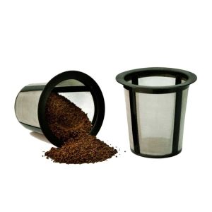 Cafe Brew Collection One All Universal Single-cup Replacement Coffee Filter; Set of 2  |  Single Serve Coffee Makers Coffee & Tea Black