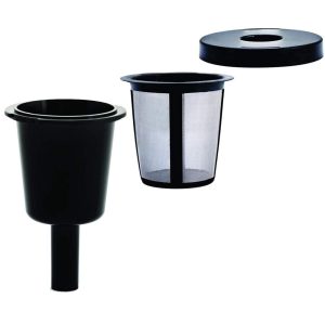 Cafe Brew Collection Universal Single Cup Coffee Filter System  |  Single Serve Coffee Makers Coffee & Tea Black