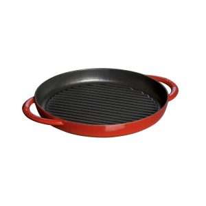 Cast Iron 10-inch Pure Grill  |  Grill Pans and Griddles Black, Blue, Grey, Red