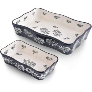 Ceramic 2-Piece Bakeware Set  |  Bakeware Bakeware Bakeware